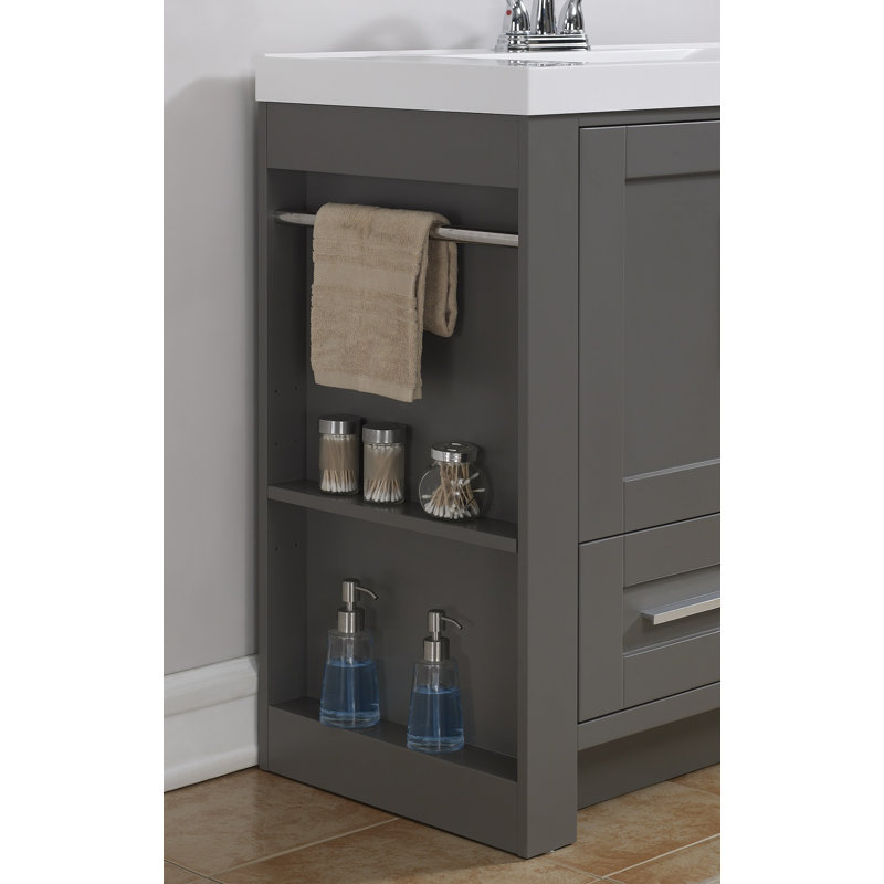 Ebern Designs Cedeno 35.37'' Free Standing Single Bathroom Vanity with